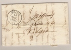 MP BOLLENE VAUCLUSE POUR LYON / 14 JUIL 1843  TAXE - 1801-1848: Precursors XIX