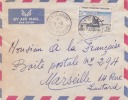 Nzérékoré Guinée Forestière Guinéa Afrique Colonie Française Lettre Par Avion Pour Marseille Marcophilie - Covers & Documents