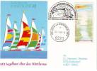 255az4: SOS- Kinderdorf- Beleg Segelboot- Wörthersee 1983 - Variétés & Curiosités