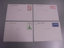 4 Cartes Entier Postal  Etat Neuf   TTB - Lots Et Collections : Entiers Et PAP