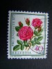 THEME FLEUR FLORE VEGETAUX ROSE SUISSE HELVETIA 1977 - Rozen