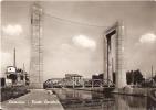 FIUMICINO ( ROMA ) PONTE LEVATOIO - 1956 - Fiumicino