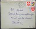 ARTOLSHEIM - BAS RHIN - ANCIENS FRANCS / 1960  OB. AGENCE POSTALE  SUR LETTRE  POUR STRASBOURG (ref 1791) - Lettres & Documents