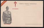 TARJETA  POSTAL PATRIOTICO GENERAL FRANCO - 1931-50 Cartas