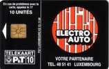 LUXEMBOURG PRIVEE 10U KS 13 ELECTRO AUTO BATTERIES PRESTOLITE UT SUPERBE  LUXE RARE - Luxembourg