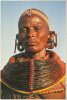 KENYA - SAMBURU - Woman In Tribal Costume / Femme SAMBURU, Nord Kenya, Avec Ses Parures De Cuir Et Perles - - Kenya