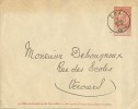 BELGIË/BELGIQUE :1895: Post. Stat. :Gelopen Briefomslag/Enveloppe Voyagée : (Stibbe : N°5), - Enveloppes