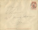 BELGIË/BELGIQUE :1894: Post. Stat. :Gelopen Briefomslag/Enveloppe Voyagée : (Stibbe : N°5), - Briefe