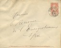 BELGIË/BELGIQUE :1894: Post. Stat. :Gelopen Briefomslag/Enveloppe Voyagée : (Stibbe : N°5), - Covers