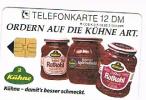 GERMANIA (GERMANY) - DEUTSCHE TELEKOM (CHIP) - 1992 KUHNE (ROTKOHL)     K 215 (TIR. 3000) - USED ° - RIF. 5679 - Alimentation