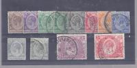 BRITISH COLONIES KENYA & UGANDA  1922 SG 76-92 USED - Kenya & Oeganda