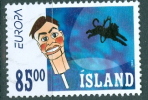 Iceland 2002 85k Head On Stick  Issue #967 - Gebruikt