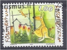 LIECHTENSTEIN 2000 Olympic Games, Sydney - 1f. - Joey Leaping Over Crossbar (High Jump) FU - Used Stamps