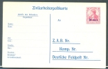 België Belgique Belgium Carte-postale Occupation Zivilarbeiterpostkarte 3 1918 MNH XX Comme Neuve, Superbe !!! - Deutsche Besatzung