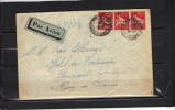 ALGERIE Lettre Avion Alger  1935 - Yvert 79A X 3 - Covers & Documents