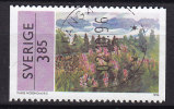 Sweden 1996 Mi. 1948    3.85 Kr Sommermarke Norrländische Landschaft Gemälde Von Thage Nordholm - Used Stamps