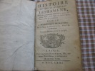Histoire Du Vieux Et Du Nouveau Testament Dédiée à Monseigneur Le Dauphin-C.Herissant Paris  M.DCC.LXXI - 1701-1800