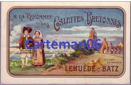 29 - Batz - Publicité - A La Renommée Des Galettes Bretonnes - Marque Lehuéde - Ile-de-Batz