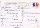 Postal Franchise Militar LES ROUSSES (Jura) 1968. Flamme - Militaire Zegels