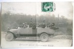 CPA DEPART POUR GAVARNIE 1922 BUS AUTOCAR AUTOMOBILE TAXI CITROEN BAGNERES DE BIGORRE HAUTES PYRENEES VOITURE - Taxis & Huurvoertuigen