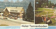 Hotel Tannenboden Und Slalom Bar Flumserberge Tannenbodenalp 1974 - Flums