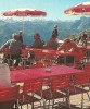 Gipfelrestaurant Chäserrugg Unterwasser Terrasse Der Bergstation Belebt Wildhaus 1985 - Berg
