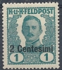 1918 OCC. AUSTRIACA 2 CENT MNH ** - RR9003 - Occ. Autrichienne