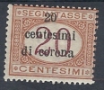 1919 TRENTO E TRIESTE SEGNATASSE 20 C MH * - RR9008 - Trente & Trieste