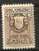 1907 SAN MARINO STEMMA 1 CENT MNH ** RR2732 - Neufs