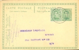 België Belgique Belgium Carte-postale 52 C 1919 Obl. Ixelles 09 Février 1920 - Cartes Postales 1909-1934
