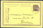 België Belgique Belgium Carte-postale 58 1921 Obl. Verviers Cachet à Points Vers Verviers Le 31 Oct 1921 - Postkarten 1909-1934