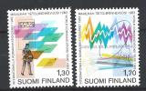 Finlande 1983 N°888/889. Télécommunications - Unused Stamps