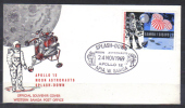 Samoa I Sisifo Cover  - Splash Down , Man On Moon Apollo 12 1969 - Oceanië