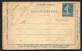 CARTE LETTRE ENTIER POSTAL ANCIENNE- FRANCE-  CARTE NEUVE- TIMBRE N° 140 CL2- - Kartenbriefe