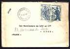 LETTRE  ANCIENNE DES COLONIES-  CAMEROUN- PAR AVION POUR LYON- CAD DE ABONG-M' BANG DE 1951 - Briefe U. Dokumente