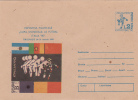 Coupe Du Monde De Football Italia 1990,covers Stationery,entier Postal Unused Roumanie. - 1990 – Italië