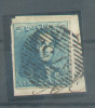 N°2 - Epaulette 20 Centimes Bleu, Bien Margé Et Sur Fragment, Obl. P.73 LIEGE - 6999 - 1849 Hombreras