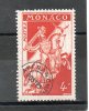 MONACO Préoblitéré 4,00f Rouge Brun 1954-59 N°11 - VorausGebrauchte