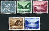 Switzerland B252-56 Mint Never Hinged Semi-Postal Set From 1956 - Ungebraucht