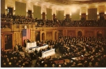Carte Postale, Washington Dc, Session Au Congrès, Joint Session Us Congress - Washington DC