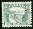 Iceland 1931 5a Gullfoss Issue #170 - Gebraucht