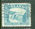 Iceland 1932 75a Gullfoss Issue #175 - Gebruikt