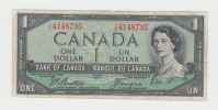 Canada 1 Dollar 1954 QEII F+ P 74a 74 A - Kanada