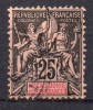 Nouvelle Calédonie - 1892 - N° Yvert : 48 - Usati