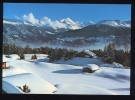 CPM  Suisse CRANS SUR SIERRE  Paysage Hivernal , Le Weisshorn - Sierre