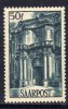 Sarre Occupation Française N° 243 XX  50 F. Ardoise Sans Charnière TB - Unused Stamps