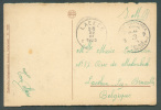 C.P. En SMB Obl. Sc Postes Militaires Belgique 9 Du 20-VIII-1920 Vers LAEKEN - 7018 - Briefe U. Dokumente