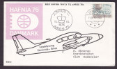 Denmark 1st Flight SKOVLUNDE - ÅRHUS 1975 Cover To HADERSLEV (Cz. Slania) - Aéreo