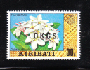 Kiribati 1981 Official Stamp 30c Flowers MNH - Kiribati (1979-...)