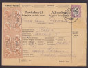 Finland Adresskort Packet Freight Bill Card VIRKAUS 1928 8-Block To KOTKA (2 Scans) - Lettres & Documents